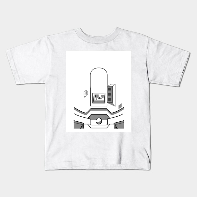 SnowTrooper Armor Graphic Kids T-Shirt by AxeandCo